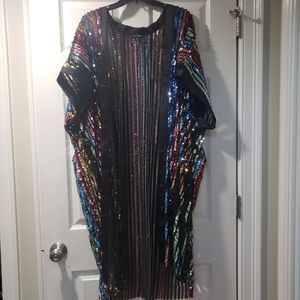 Plus Size Sequin Fashion Nova Kimono